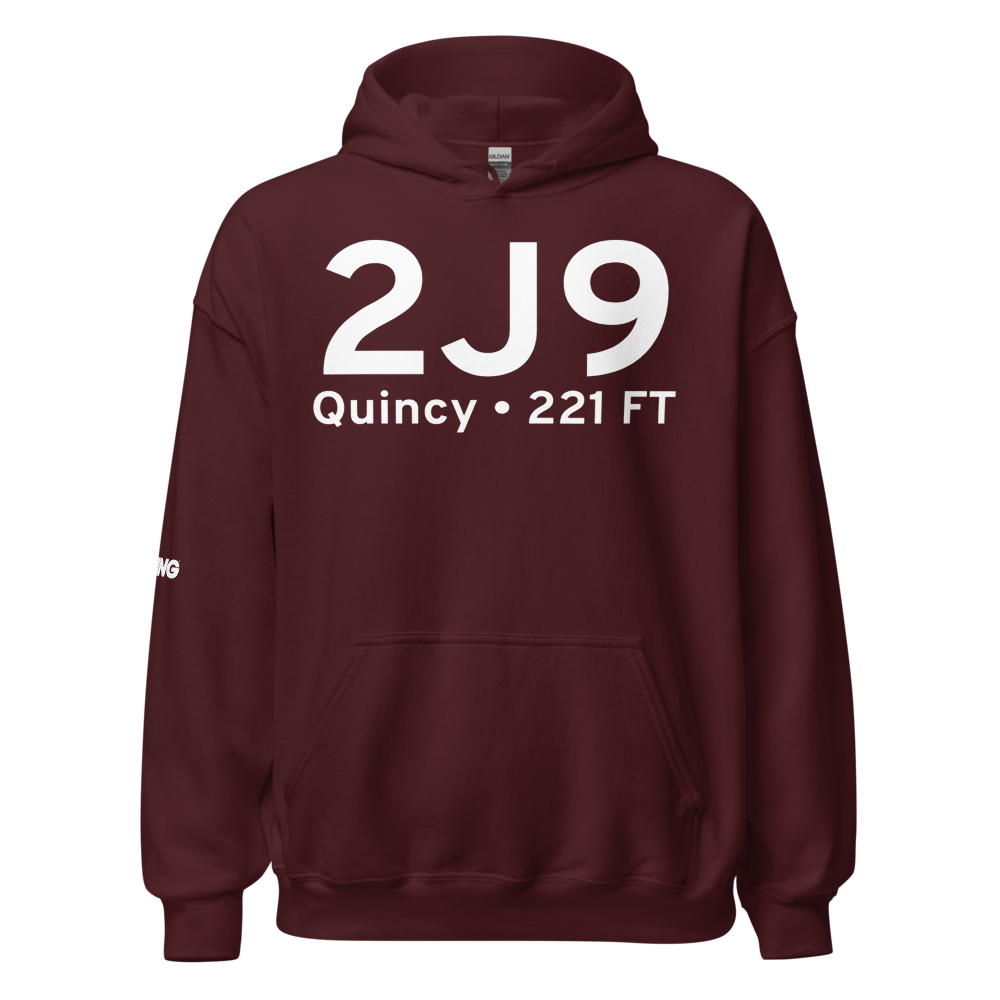 Quincy (2J9) Airport Hoodie Sweatshirt 