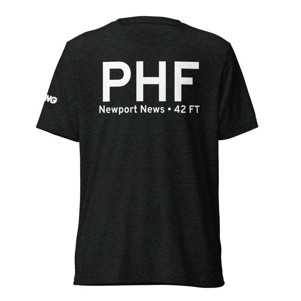 Newport News (KPHF) Airport Tri-blend T-Shirt 