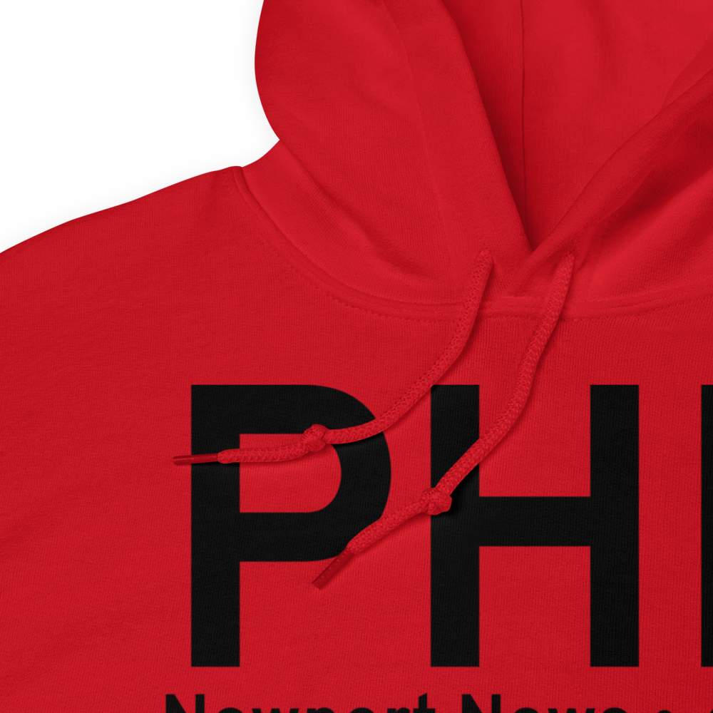 Newport News (KPHF) Airport Hoodie Sweatshirt 