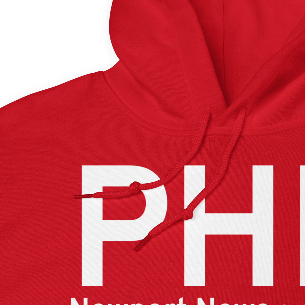 Newport News (KPHF) Airport Hoodie Sweatshirt 