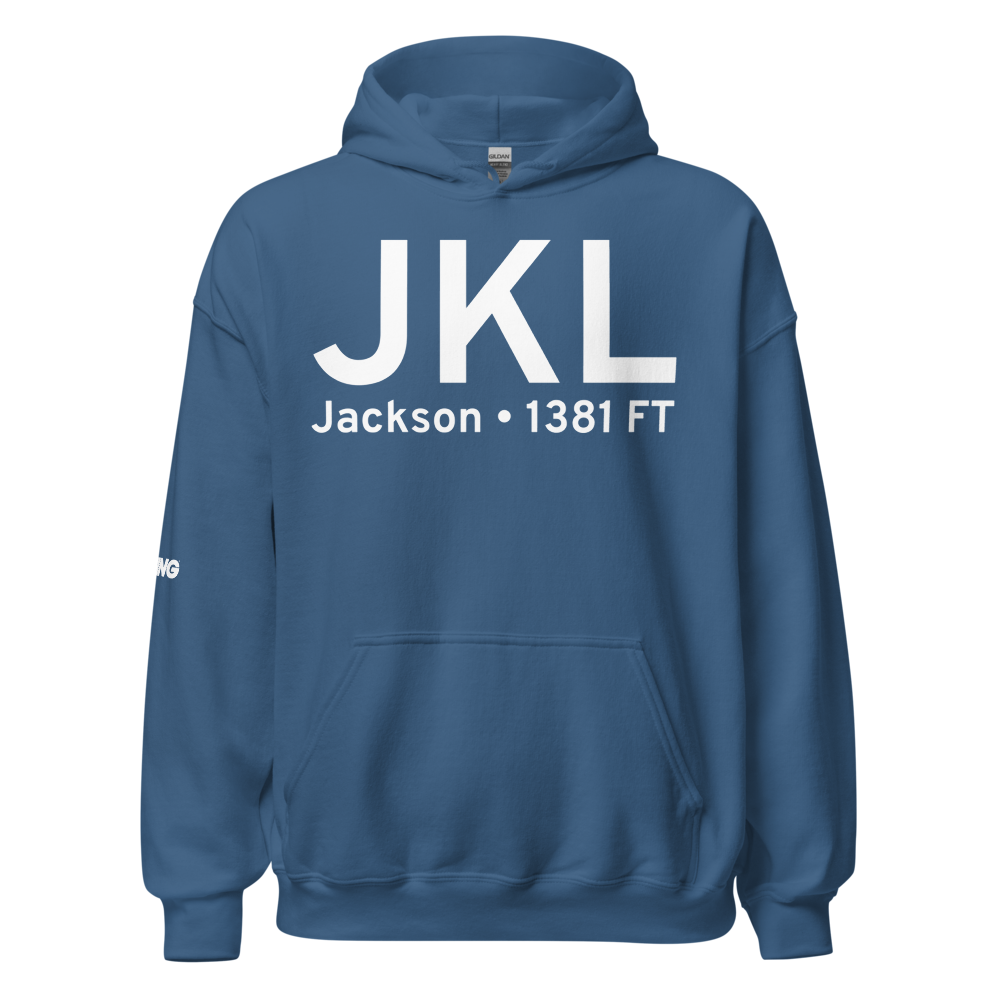Jackson (KJKL) Airport Hoodie Sweatshirt 