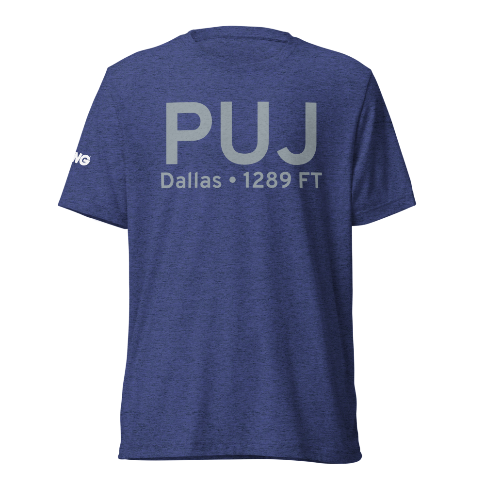 Dallas (KPUJ) Airport Tri-blend T-Shirt 
