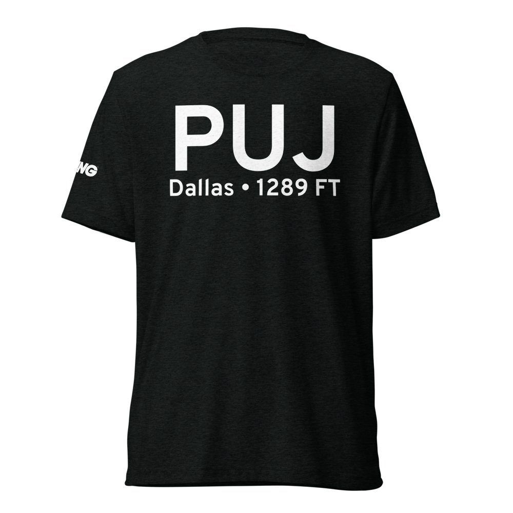 Dallas (KPUJ) Airport Tri-blend T-Shirt 