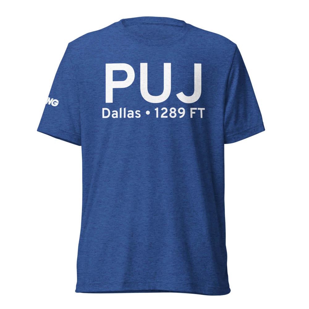 Dallas (KPUJ) Airport Tri-blend T-Shirt 