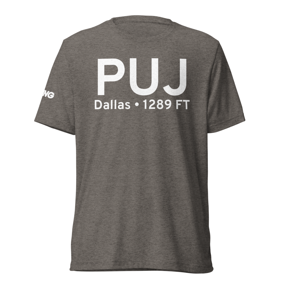 Dallas (KPUJ) Airport Tri-blend T-Shirt 