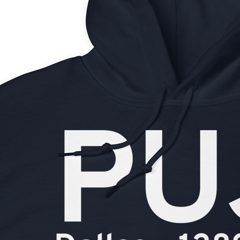 Dallas (KPUJ) Airport Hoodie Sweatshirt 