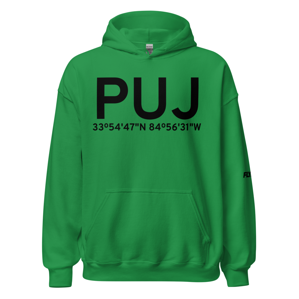 Dallas (KPUJ) Airport Hoodie Sweatshirt 