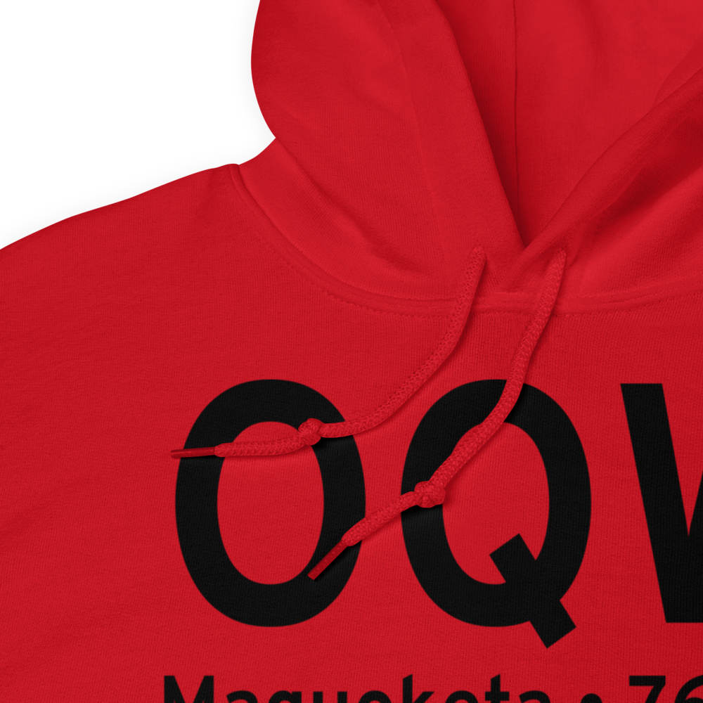 Maquoketa (KOQW) Airport Hoodie Sweatshirt 