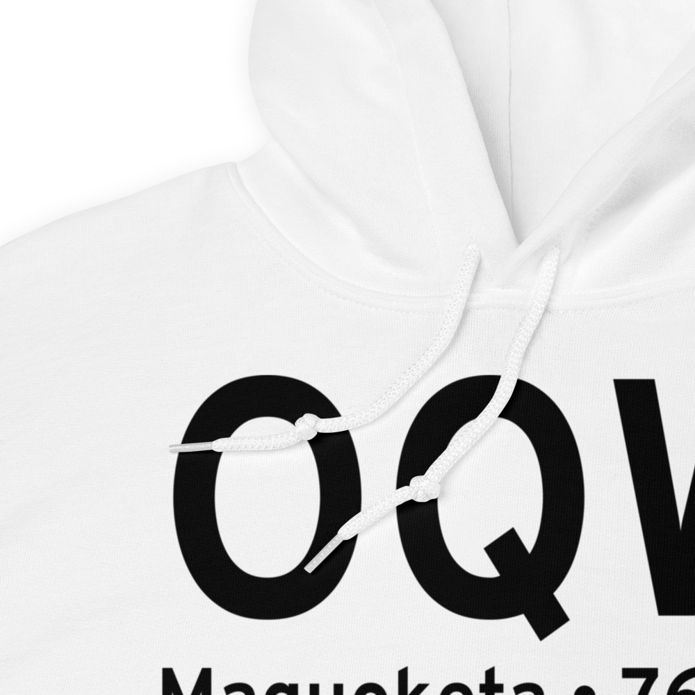 Maquoketa (KOQW) Airport Hoodie Sweatshirt 