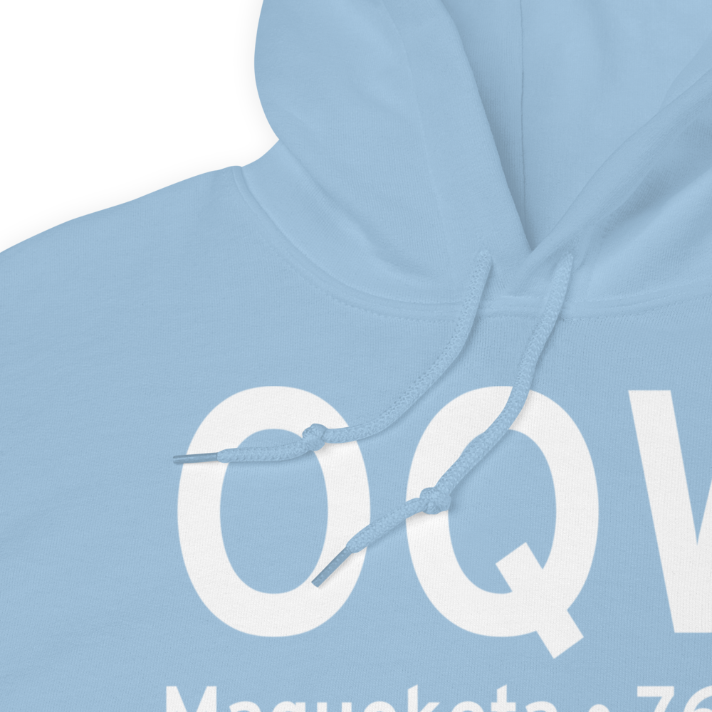 Maquoketa (KOQW) Airport Hoodie Sweatshirt 