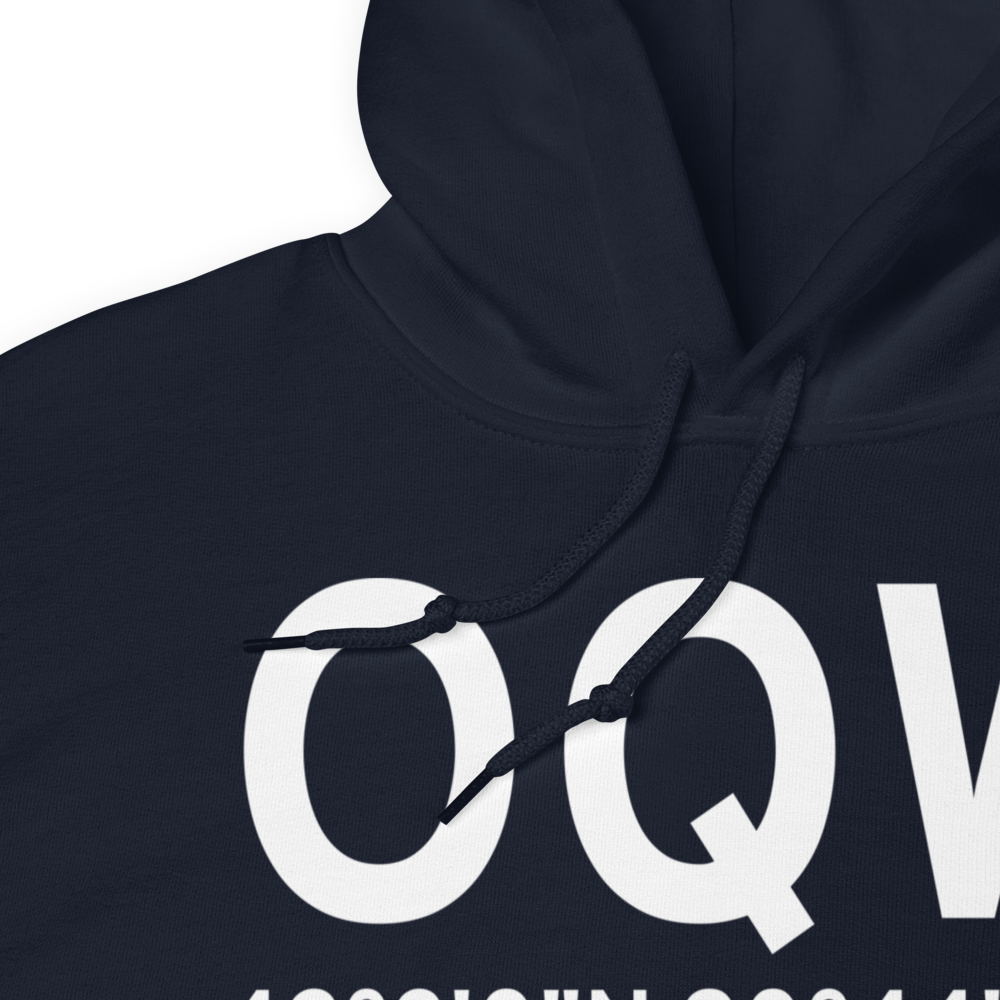 Maquoketa (KOQW) Airport Hoodie Sweatshirt 