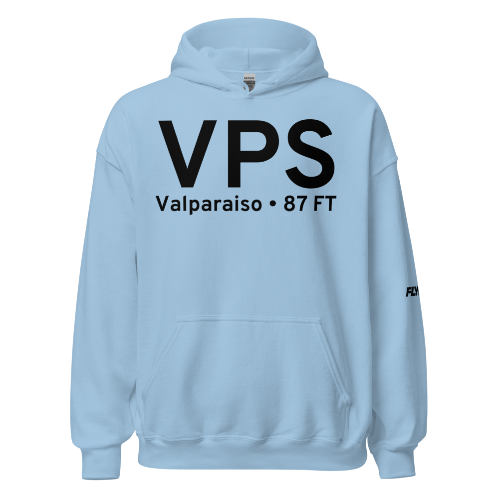 Valparaiso (KVPS) Airport Hoodie Sweatshirt 