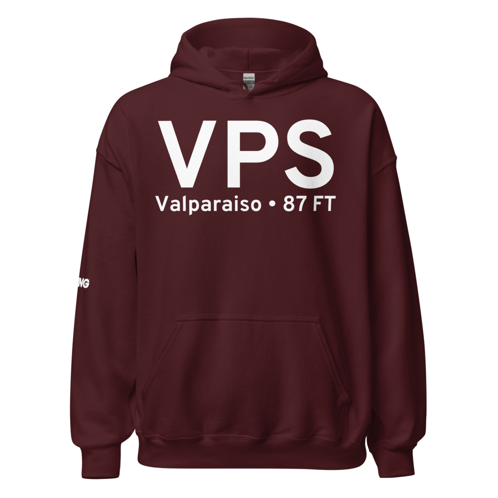 Valparaiso (KVPS) Airport Hoodie Sweatshirt 