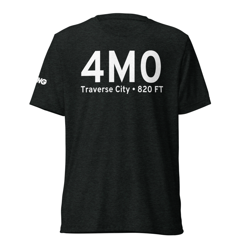 Traverse City (4M0) Airport Tri-blend T-Shirt 