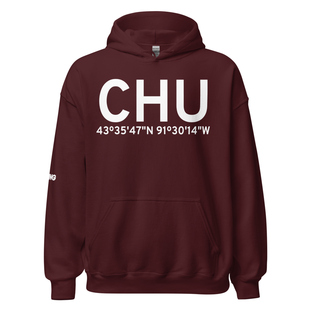 Caledonia (KCHU) Airport Hoodie Sweatshirt 