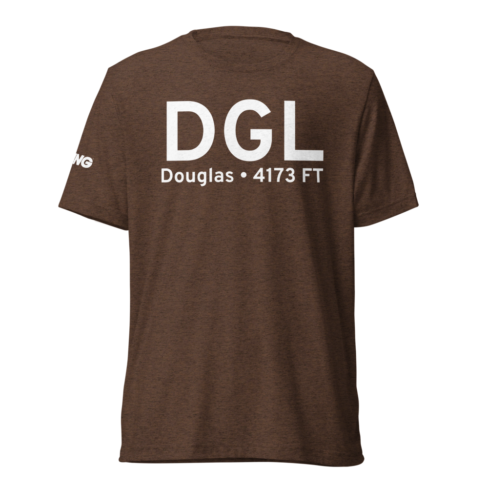 Douglas (KDGL) Airport Tri-blend T-Shirt 