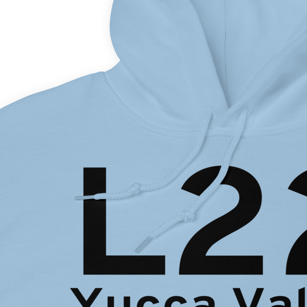 Yucca Valley (KL22) Airport Hoodie Sweatshirt 