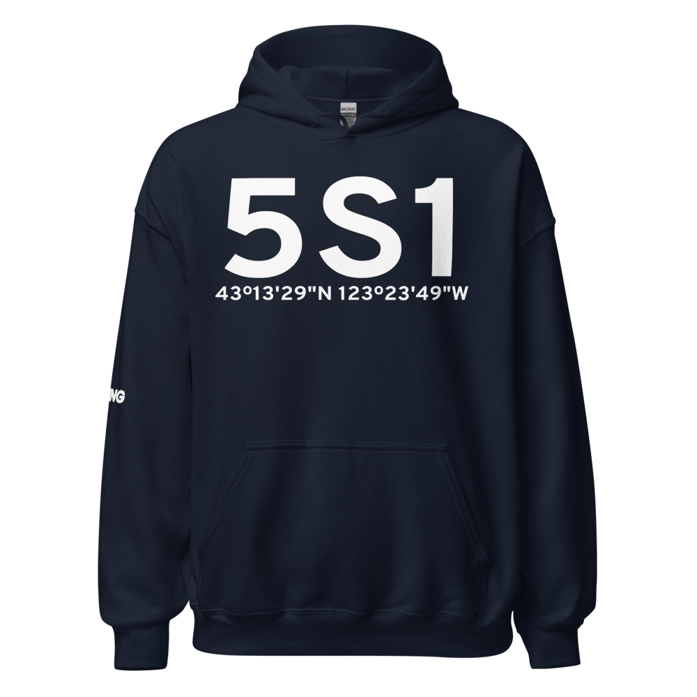 Roseburg (5S1) Airport Hoodie Sweatshirt 