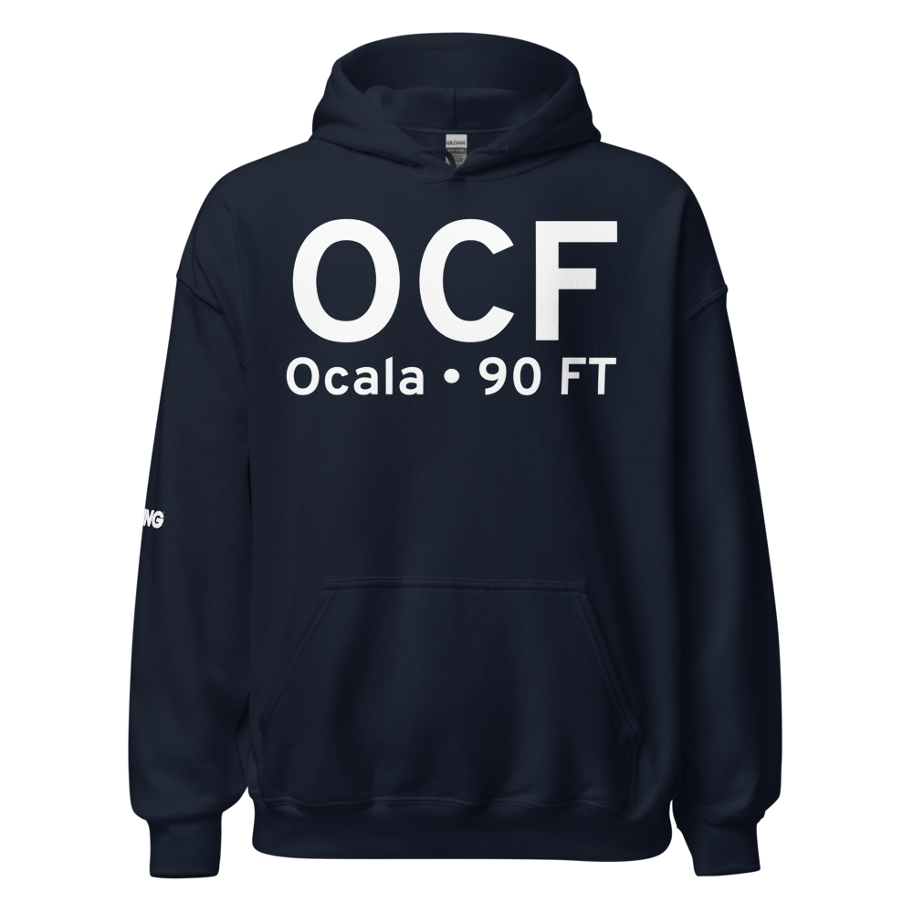 Ocala (KOCF) Airport Hoodie Sweatshirt 