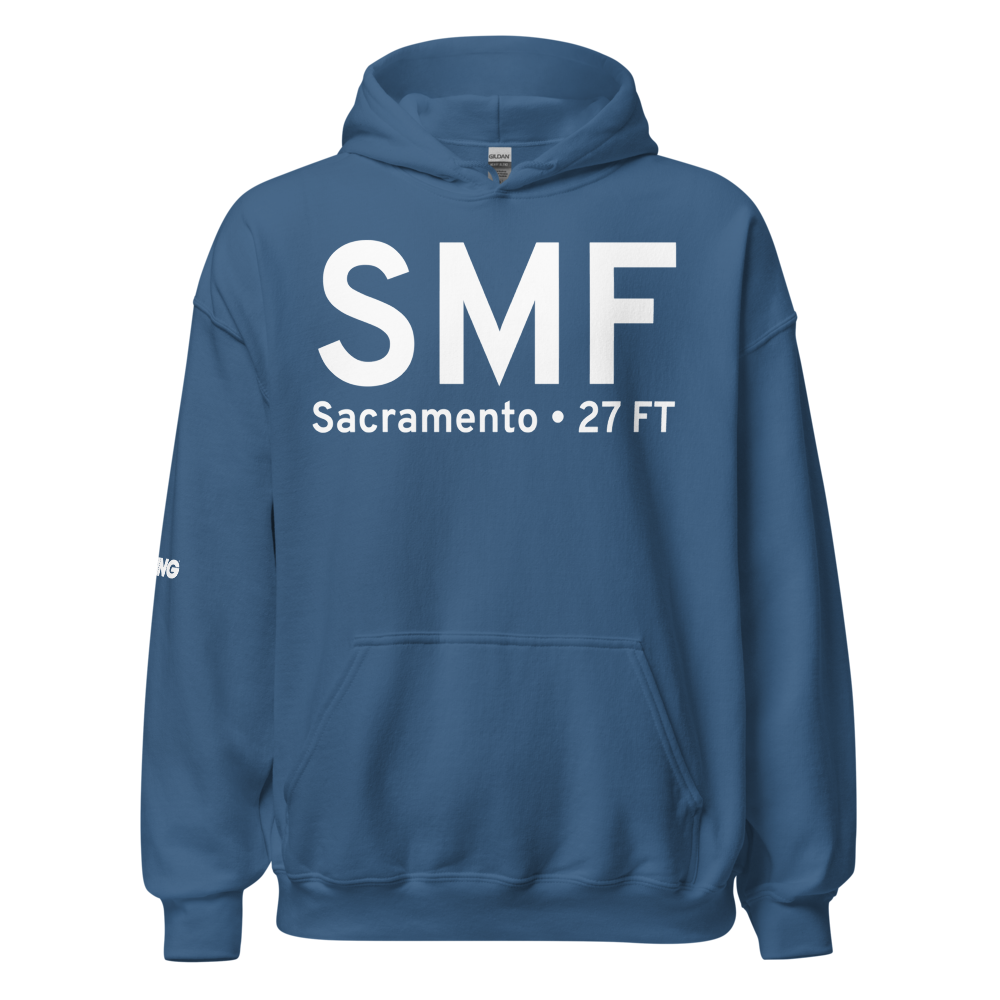 Sacramento (KSMF) Airport Hoodie Sweatshirt 