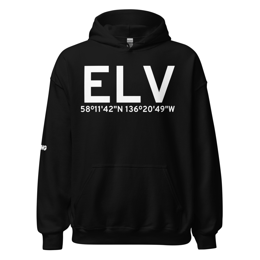 Elfin Cove (PAEL) Airport Hoodie Sweatshirt 