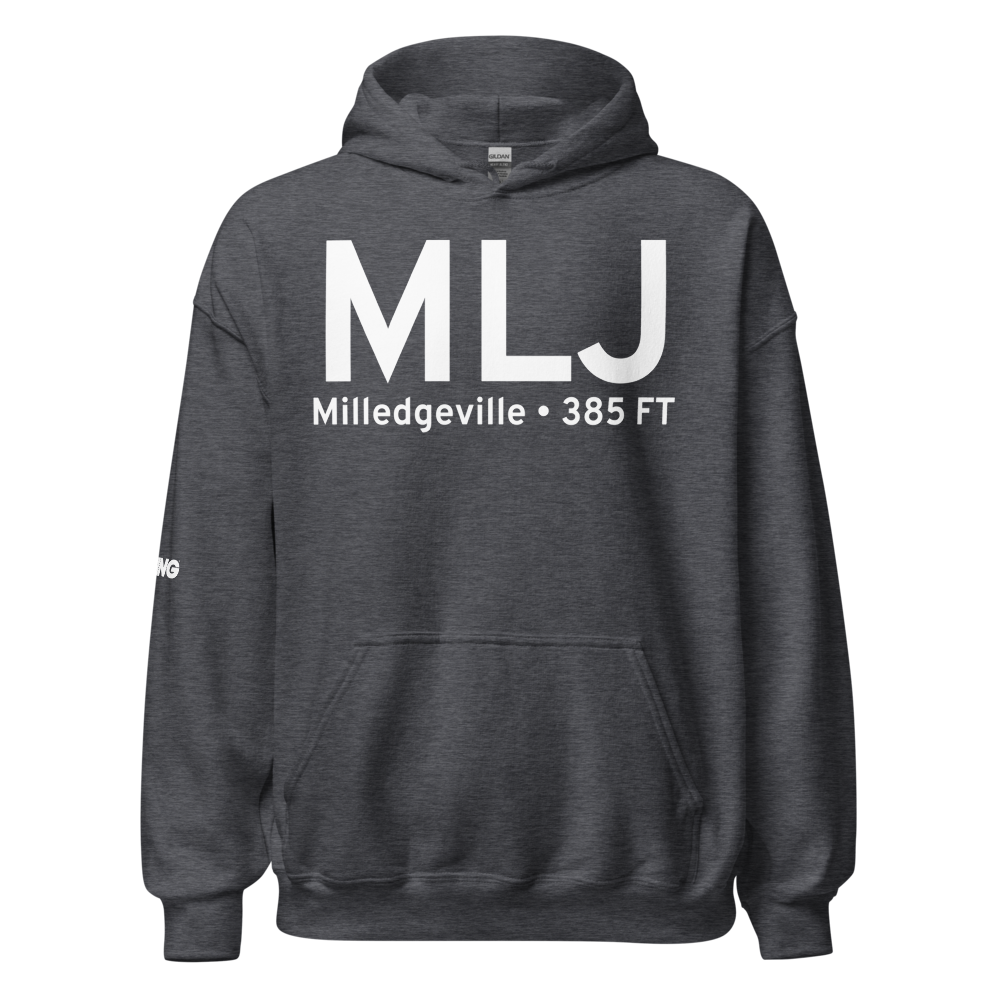 Milledgeville (KMLJ) Airport Hoodie Sweatshirt 