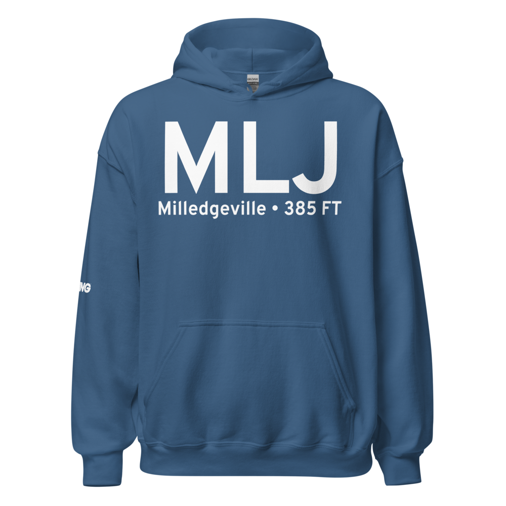 Milledgeville (KMLJ) Airport Hoodie Sweatshirt 