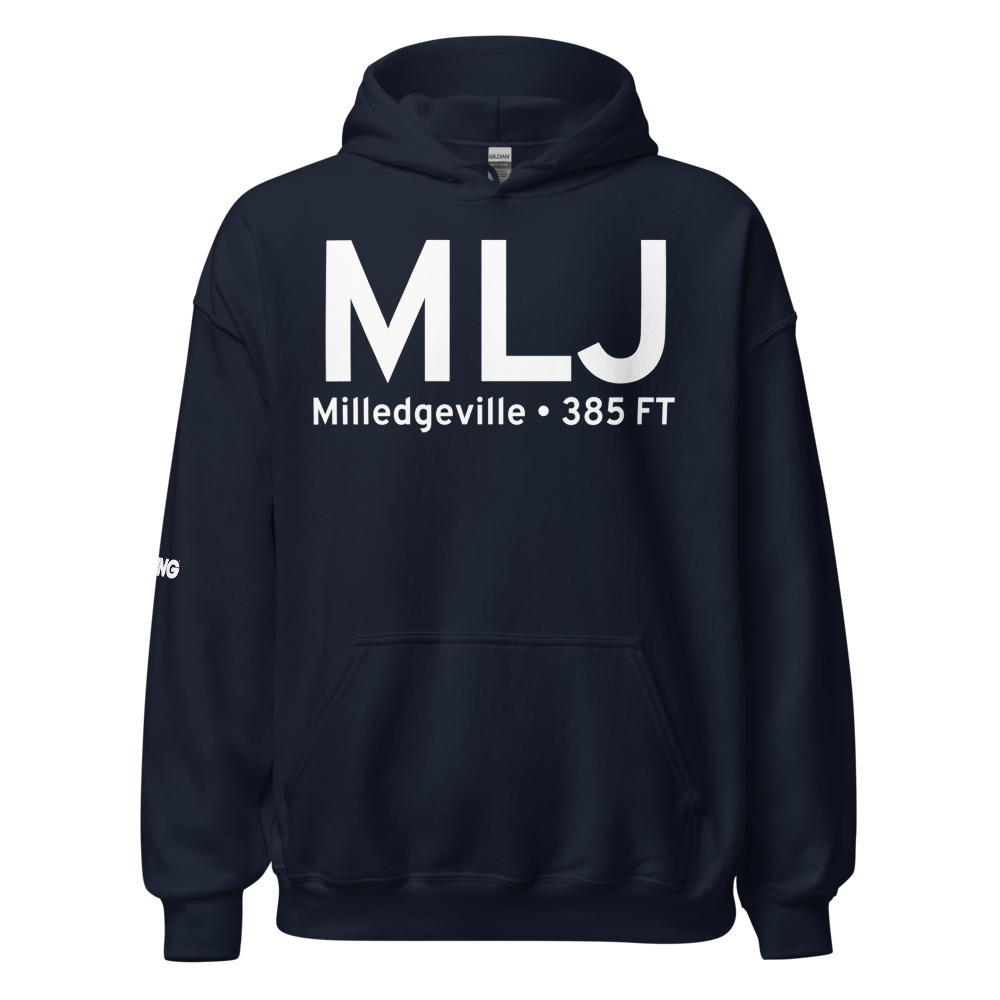 Milledgeville (KMLJ) Airport Hoodie Sweatshirt 