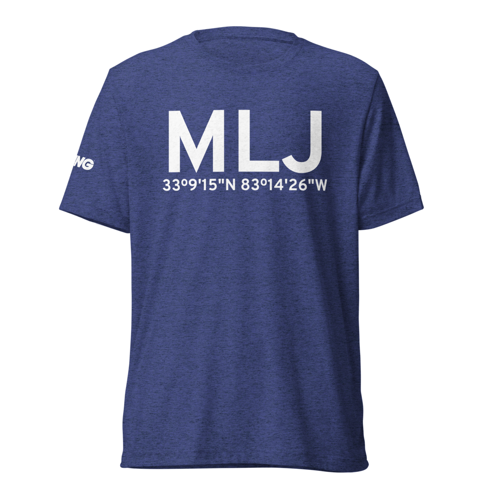 Milledgeville (KMLJ) Airport Tri-blend T-Shirt 