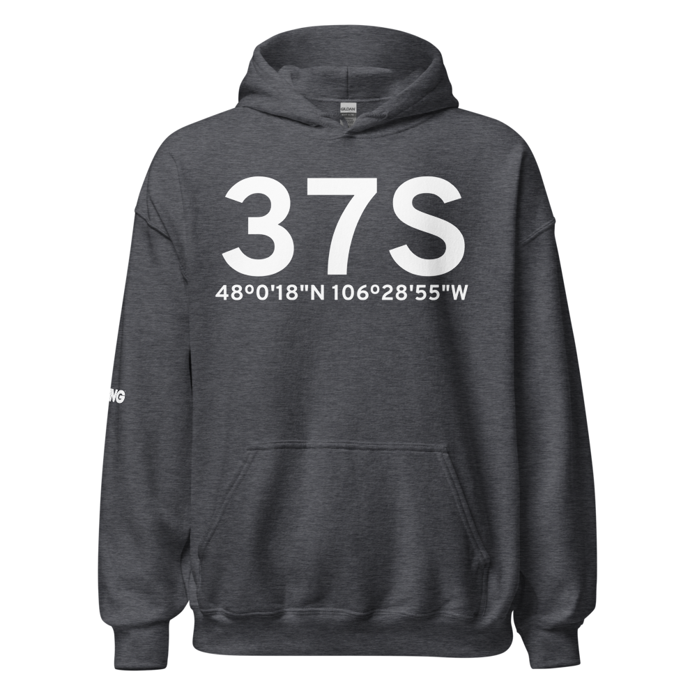 Fort Peck (37S) Airport Hoodie Sweatshirt 