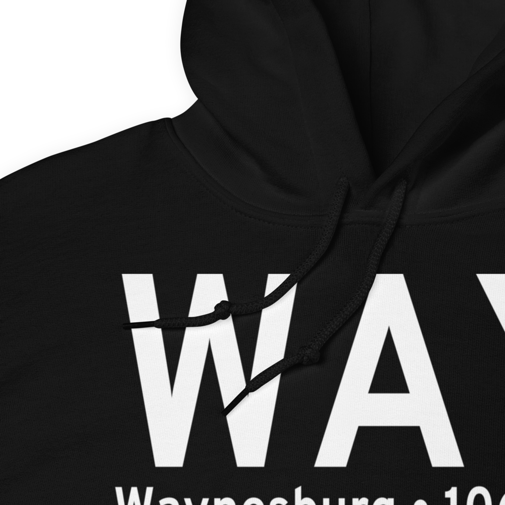 Waynesburg (KWAY) Airport Hoodie Sweatshirt 