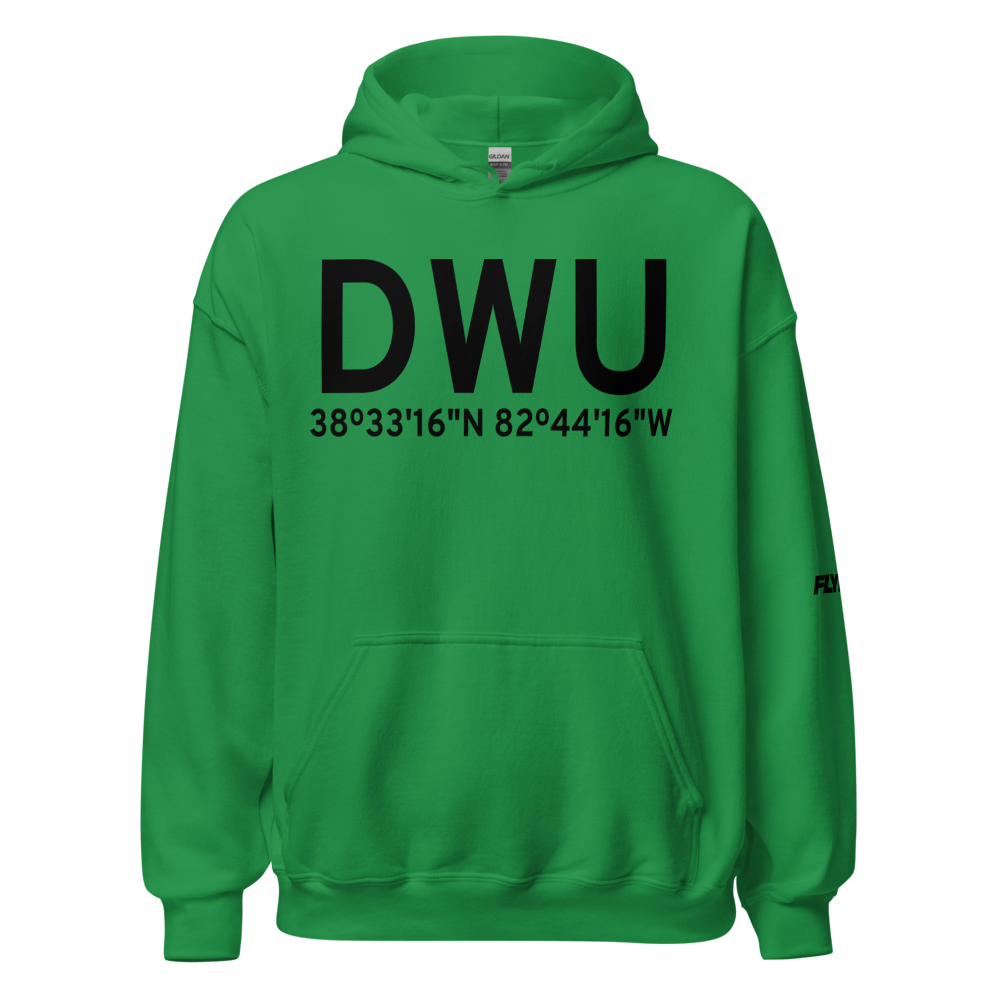 Ashland (KDWU) Airport Hoodie Sweatshirt 