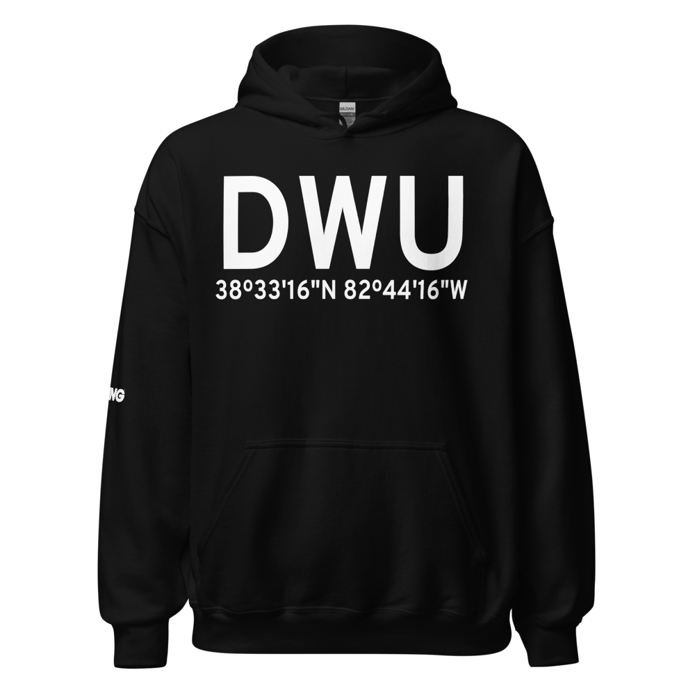 Ashland (KDWU) Airport Hoodie Sweatshirt 