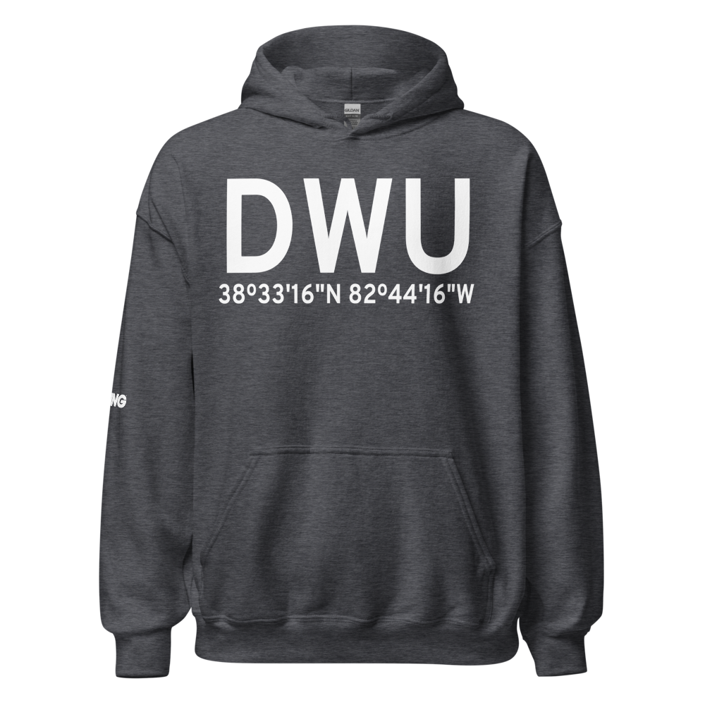 Ashland (KDWU) Airport Hoodie Sweatshirt 