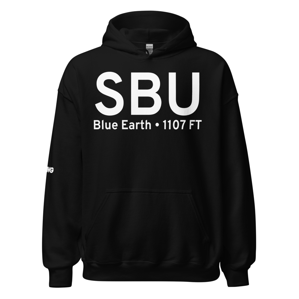 Blue Earth (KSBU) Airport Hoodie Sweatshirt 