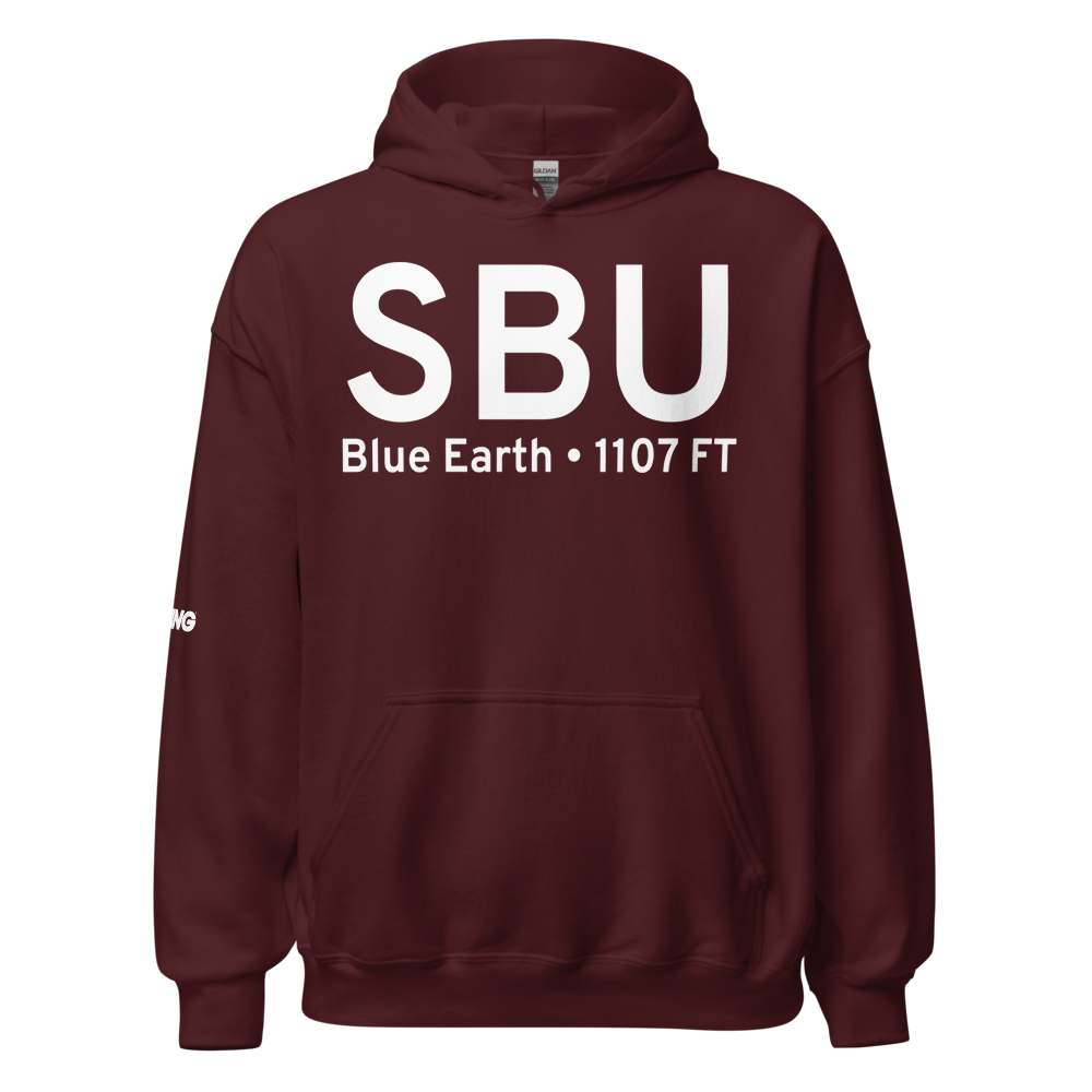 Blue Earth (KSBU) Airport Hoodie Sweatshirt 