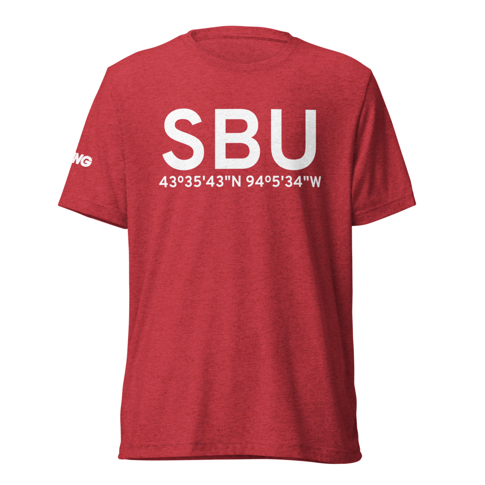 Blue Earth (KSBU) Airport Tri-blend T-Shirt 