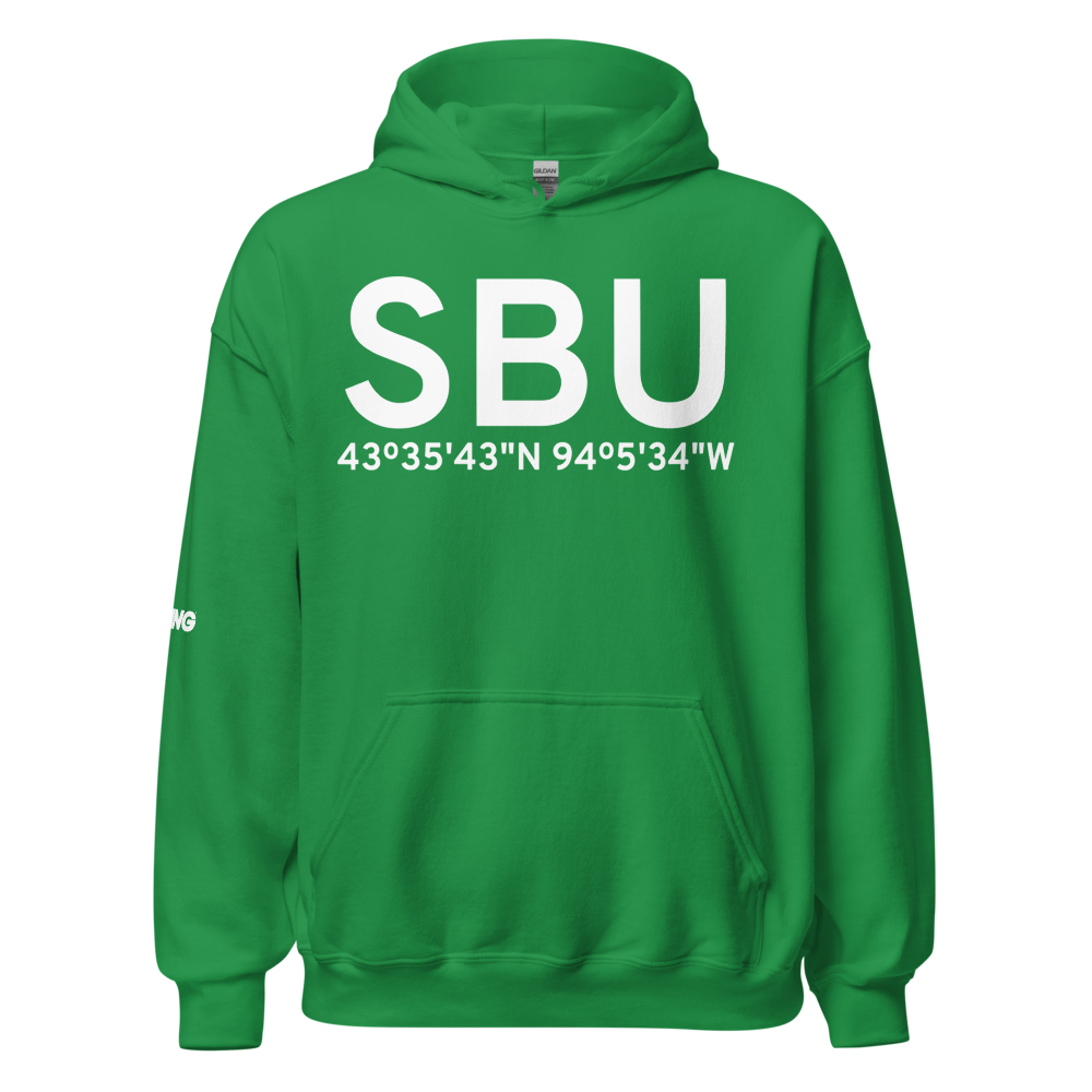 Blue Earth (KSBU) Airport Hoodie Sweatshirt 