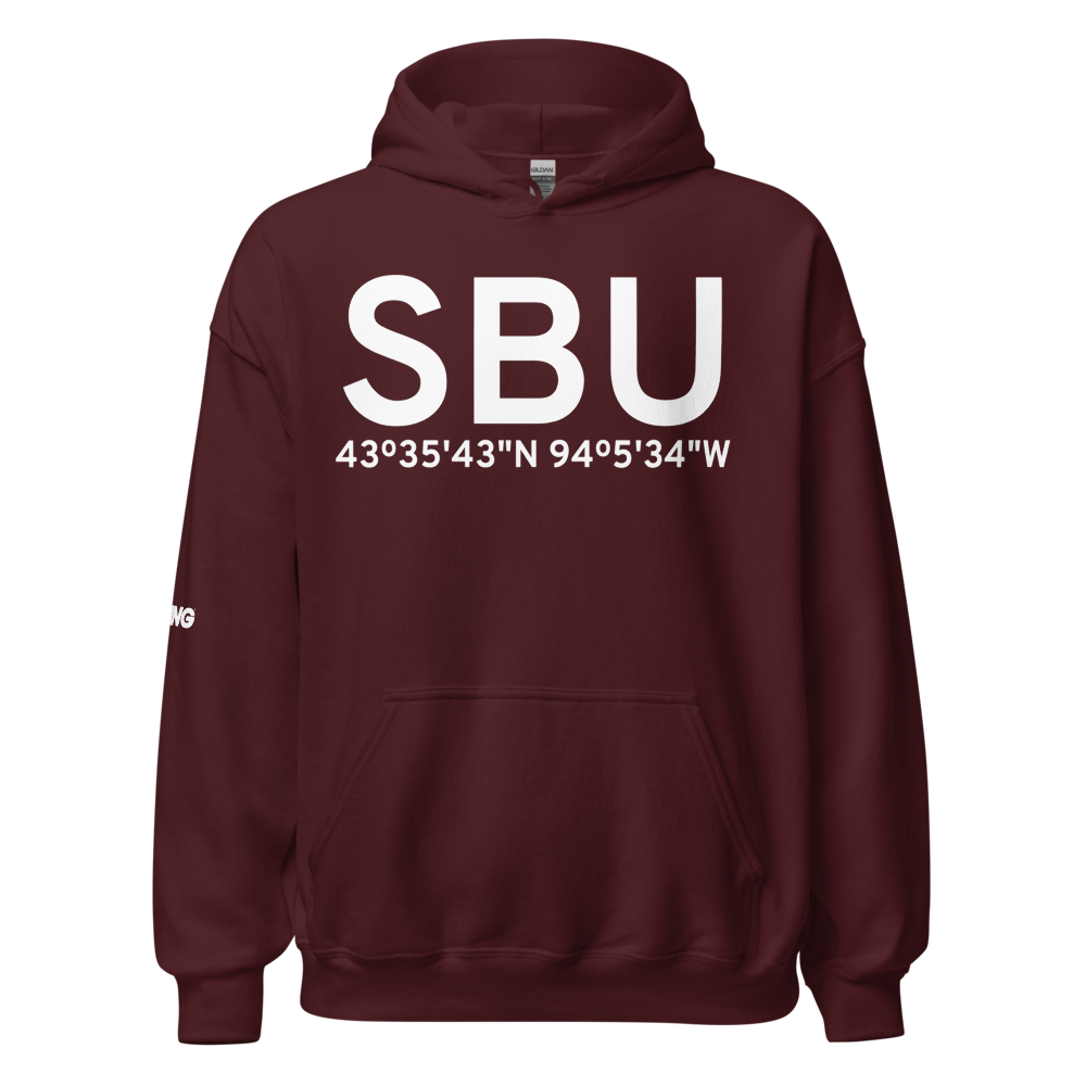 Blue Earth (KSBU) Airport Hoodie Sweatshirt 