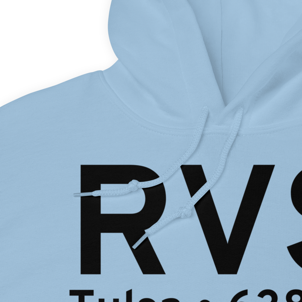 Tulsa (KRVS) Airport Hoodie Sweatshirt 