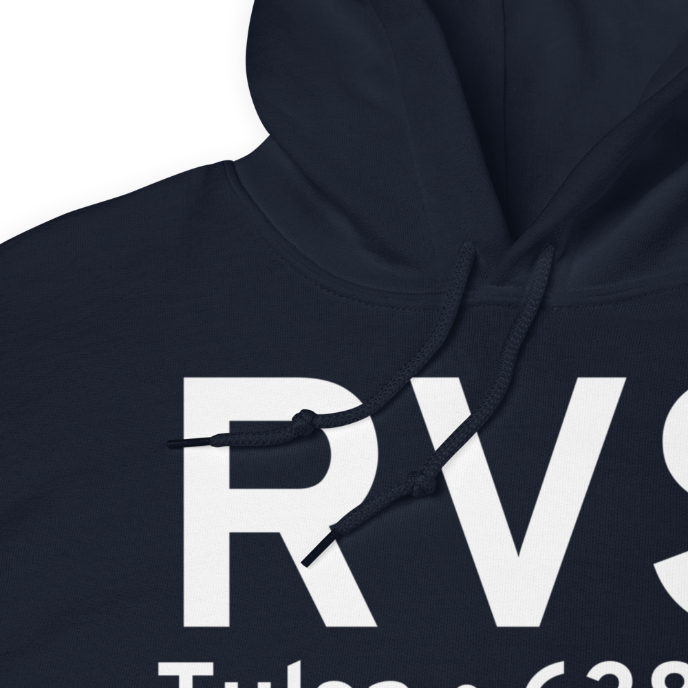 Tulsa (KRVS) Airport Hoodie Sweatshirt 