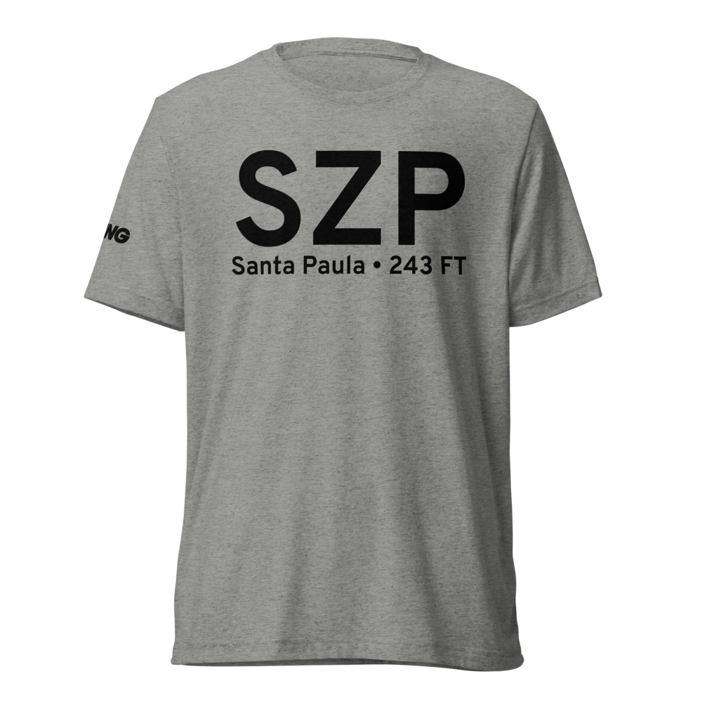 Santa Paula (SZP) Airport Tri-blend T-Shirt 