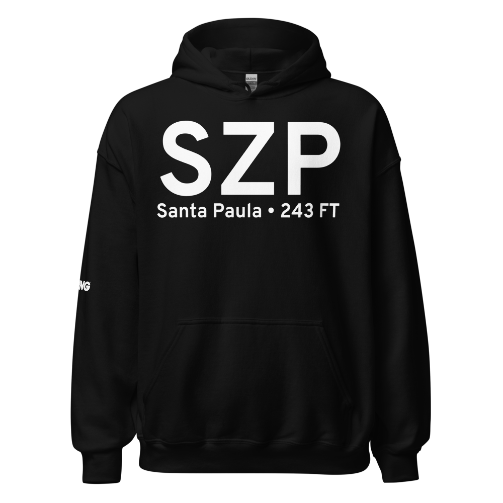 Santa Paula (SZP) Airport Hoodie Sweatshirt 