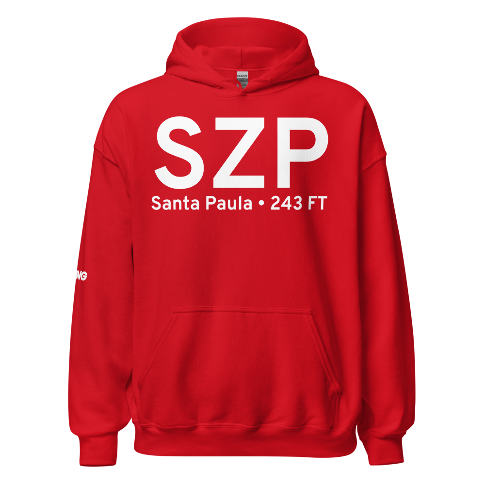 Santa Paula (SZP) Airport Hoodie Sweatshirt 