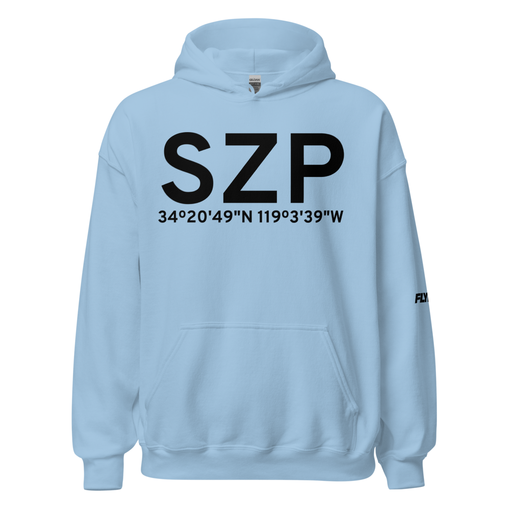 Santa Paula (SZP) Airport Hoodie Sweatshirt 