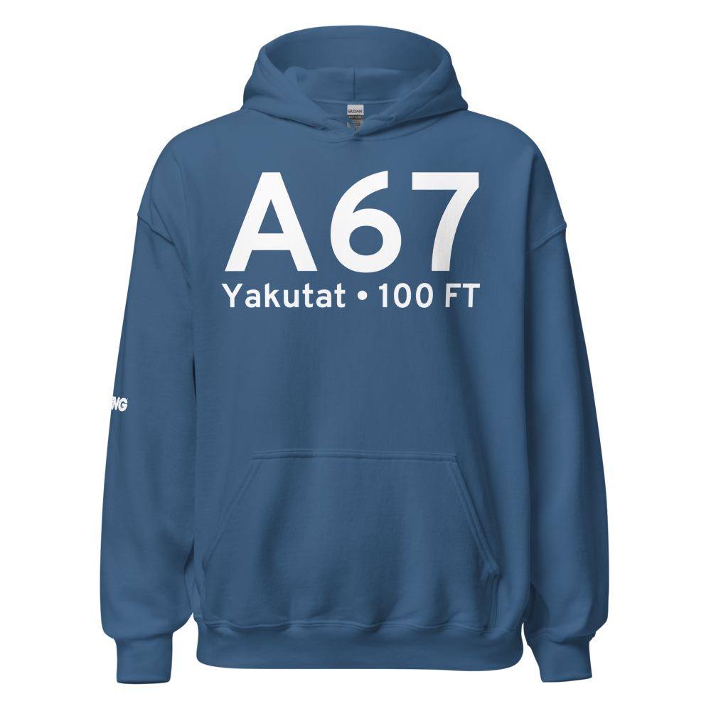 Yakutat (A67) Airport Hoodie Sweatshirt 