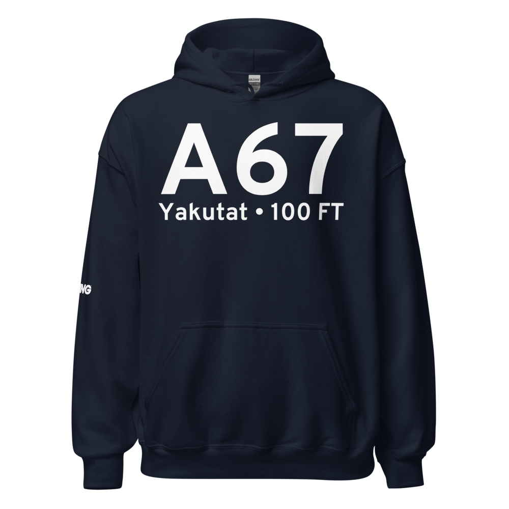 Yakutat (A67) Airport Hoodie Sweatshirt 