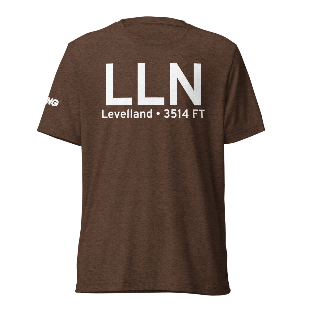 Levelland (KLLN) Airport Tri-blend T-Shirt 