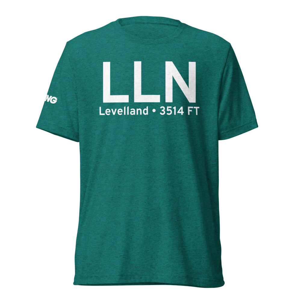 Levelland (KLLN) Airport Tri-blend T-Shirt 