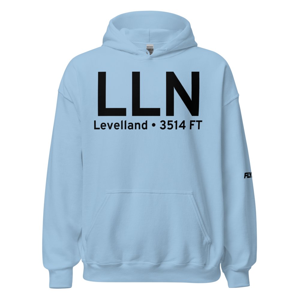 Levelland (KLLN) Airport Hoodie Sweatshirt 